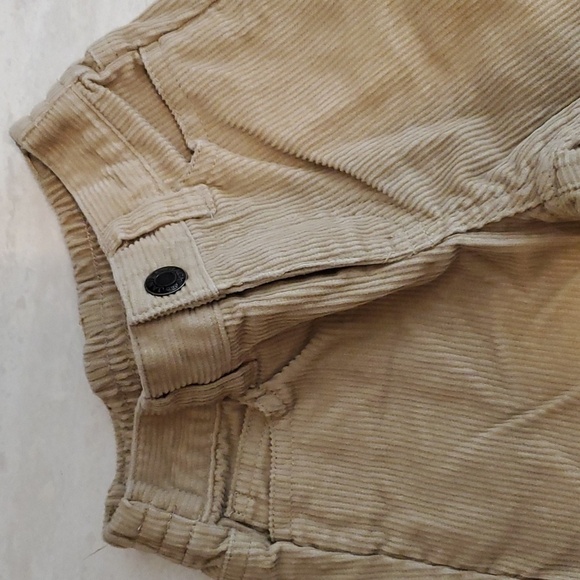 Janie and Jack Corduroy‎ Pants Boys 3-6mo Tan Snap zip closure - Picture 5 of 6